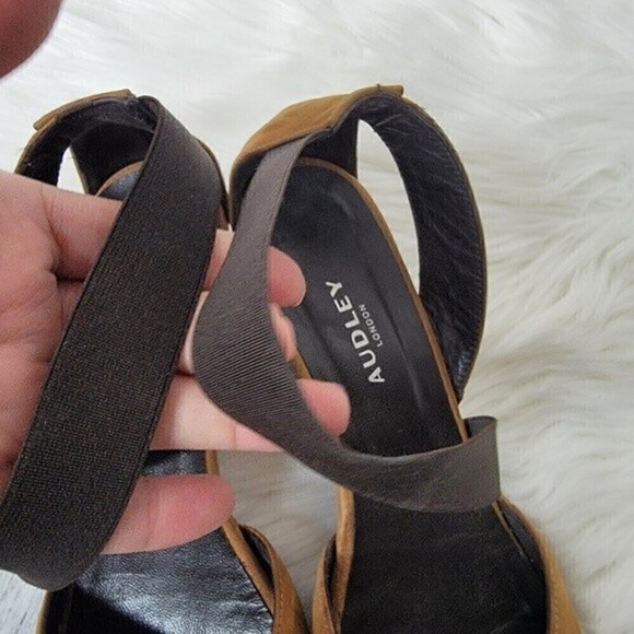 Wedge Sandals | Dune London Audley London Women\'s Designer Wedges Heels Shoes Tan Size 37.5 / 7.5